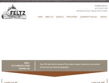 Tablet Screenshot of feltzmfg.com